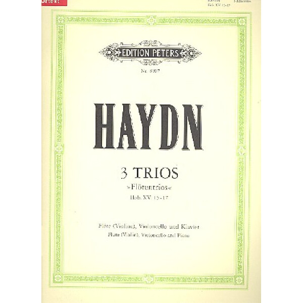 3 Trios Hob.XV:15-17