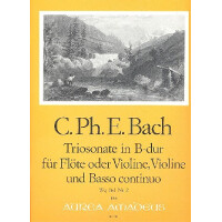 Triosonate B-Dur Wq161,2 für
