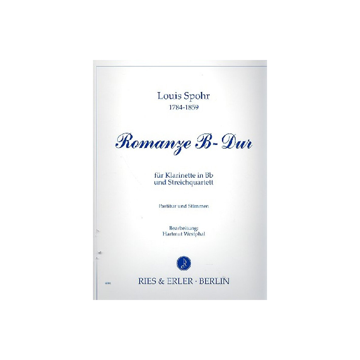 Romanze B-Dur für Klarinette box