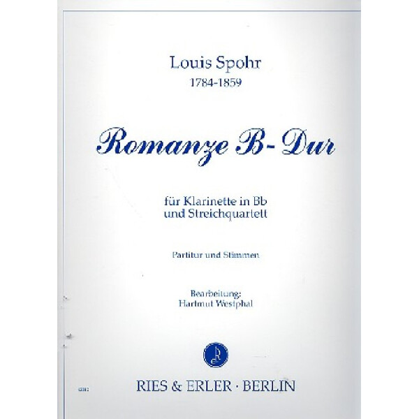 Romanze B-Dur für Klarinette