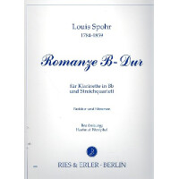 Romanze B-Dur für Klarinette