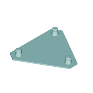 Alutruss Dekolock DQ3S-BPM Bodenplatte MALE sw