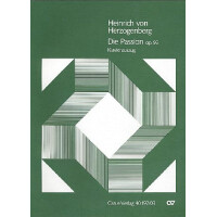 Die Passion op.93: für Soli (SATT Bar B),
