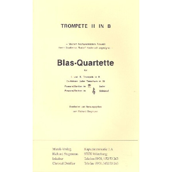 Blas-Quartette