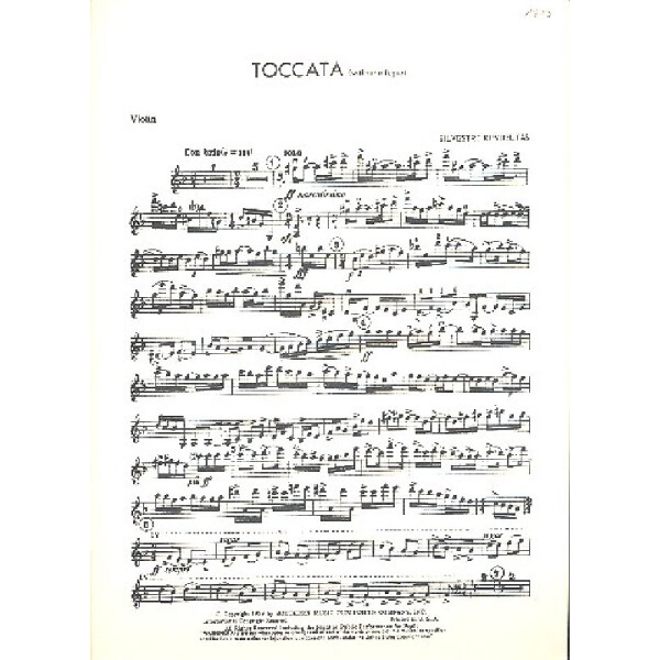 Toccata without a Fugue for piccolo,