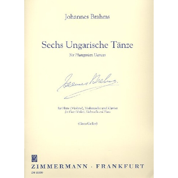 6 Ungarische Tänze für Flöte