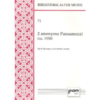 2 anonyme Passamezzi