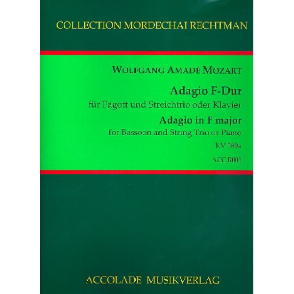 Adagio F-Dur KV580a für
