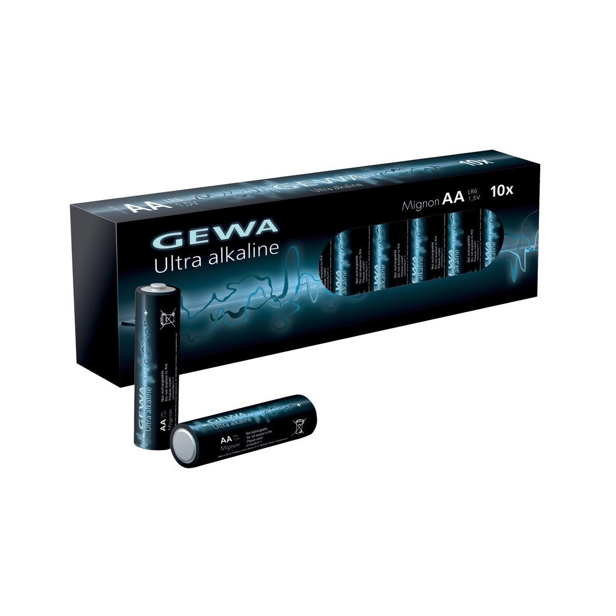 Gewa Batterie 1,5 V Mignon AA Alkaline