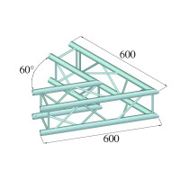 Alutruss Dekolock DQ4-PAC20 2-Weg Ecke 60°