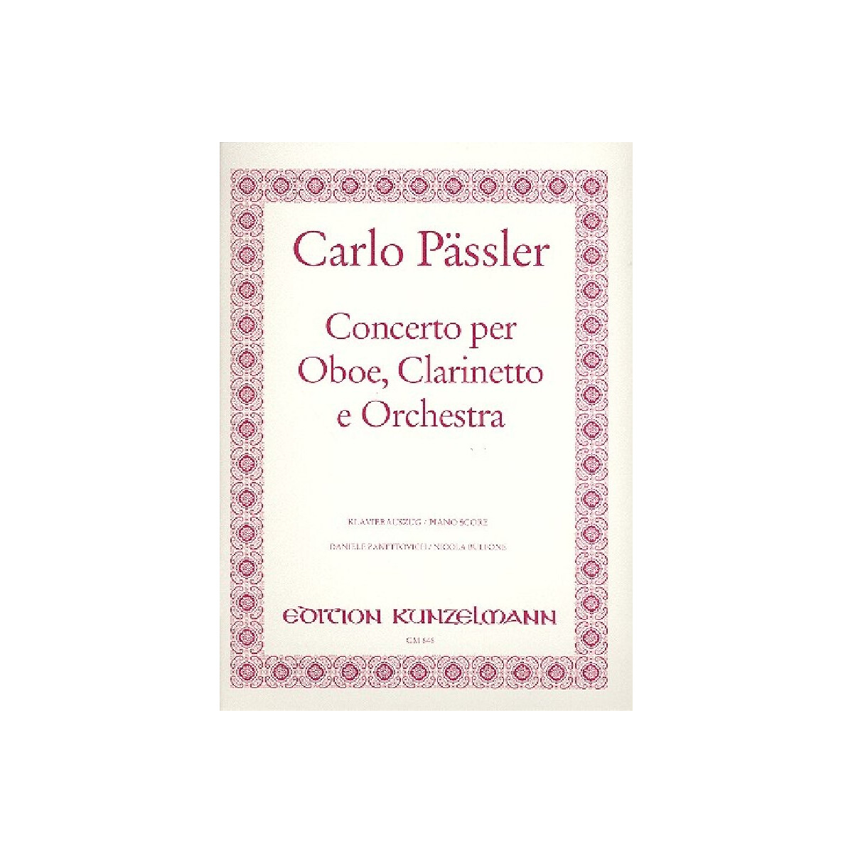 Konzert B-Dur für Oboe, box