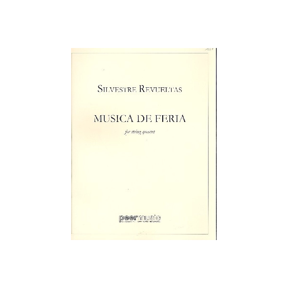 Musica de Feria for string quartet box