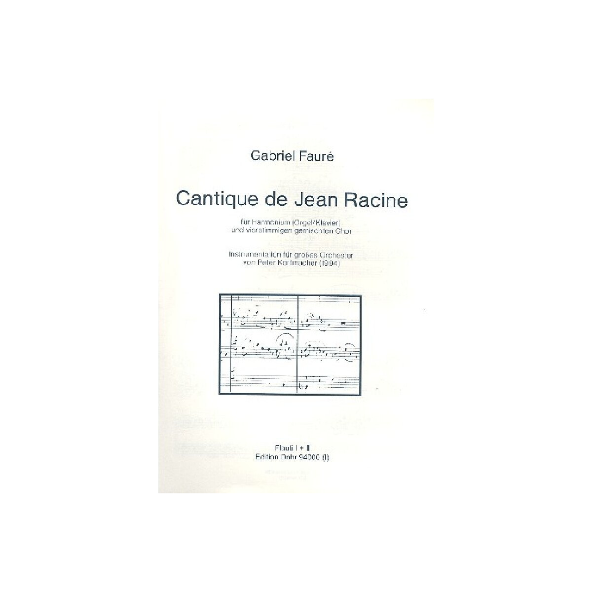 Cantique de Jean Racine