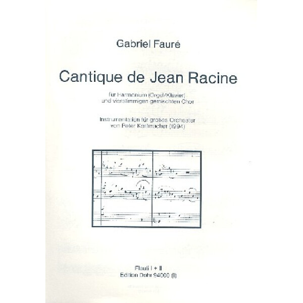 Cantique de Jean Racine