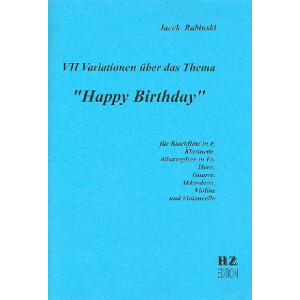 7 Variationen &uuml;ber Happy Birthday