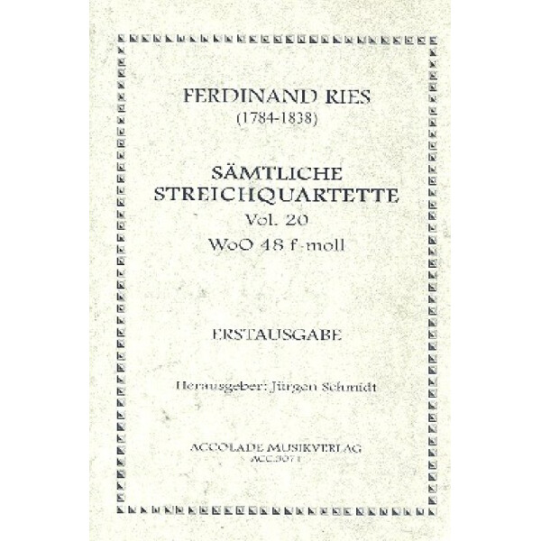 Streichquartett f-Moll WoO48