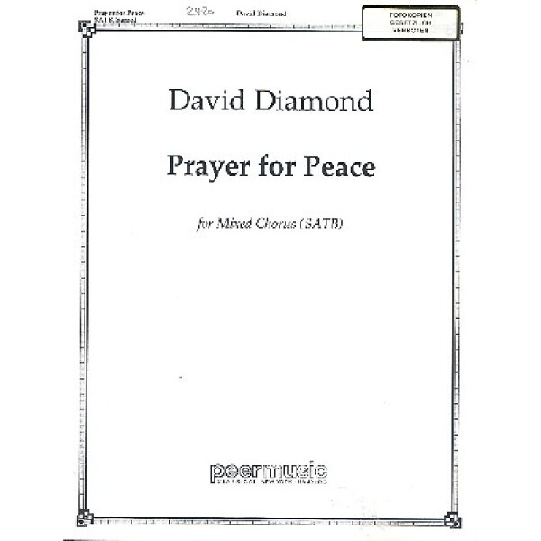 Prayer for Peace