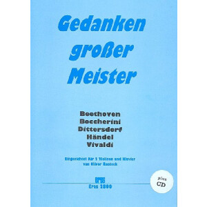 Gedanken gro&szlig;er Meister (+CD)