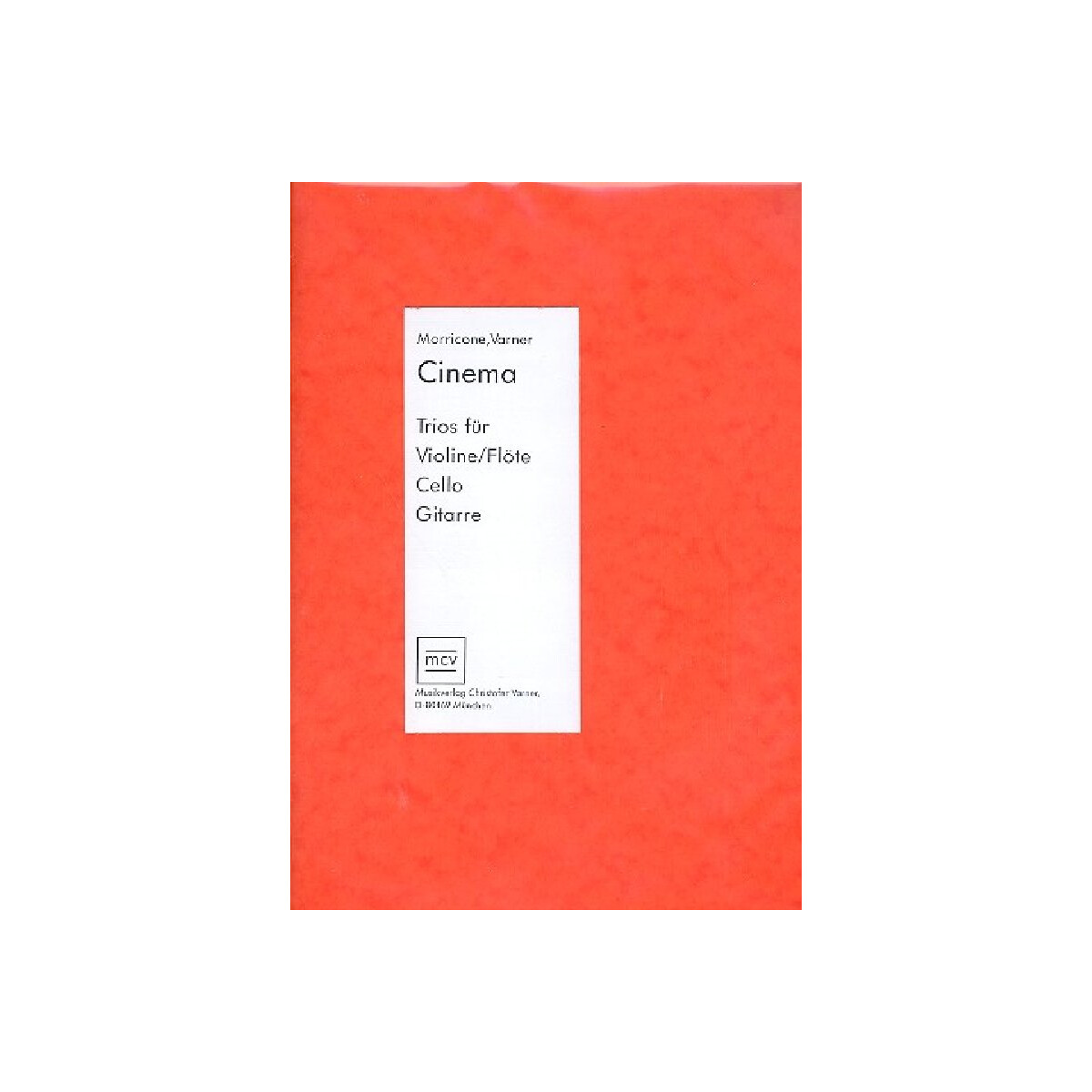 Cinema für Violine (Flöte), box