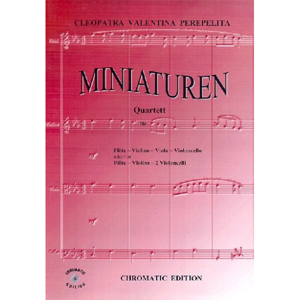 Miniaturen für Flöte, Violine, Viola