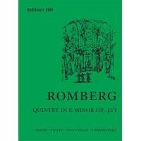 Quintet e minor op.41,1 for flute,
