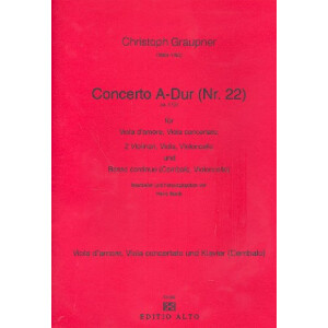 Concerto A-Dur Nr.22 für Viola damore,