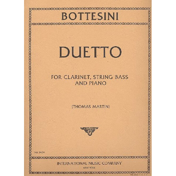 Duetto for clarinet, string bass and