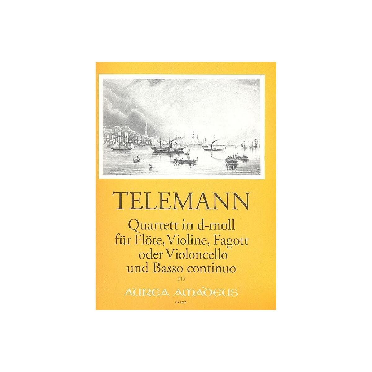 Quartett d-Moll für Flöte, Vio box