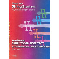 Sabre Tooth Tiger Trot  und Tyrannosaurus