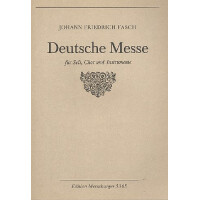 Deutsche Messe für Soli, gem Chor