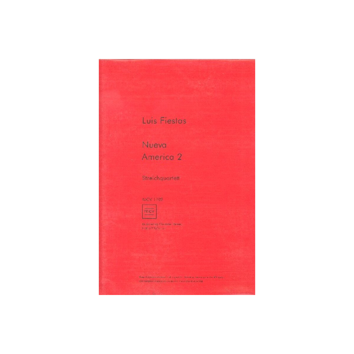 Nueva America 2 für Streichquartett box