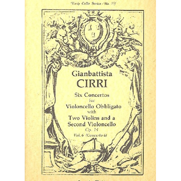 Concerto op.14,6 for violoncello