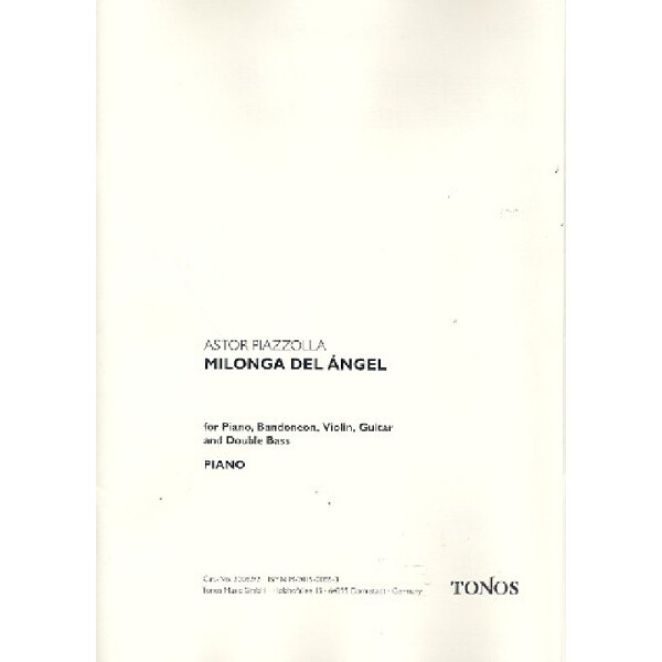 Milonga del angel für Violine,