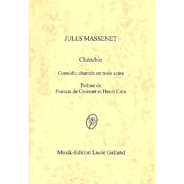 Chérubin Klavierauszug (fr)