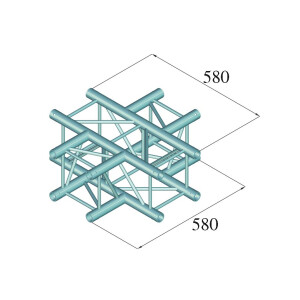 Alutruss Dekolock DQ4-SPAC41 4-way cross sw
