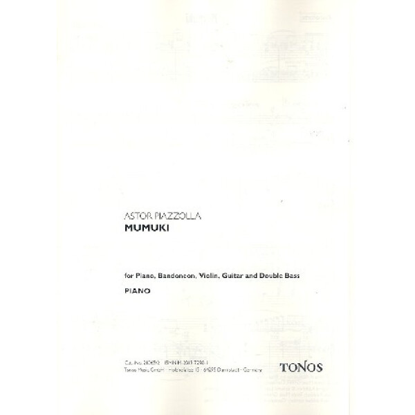 Mumuki für Klavier, Violine,