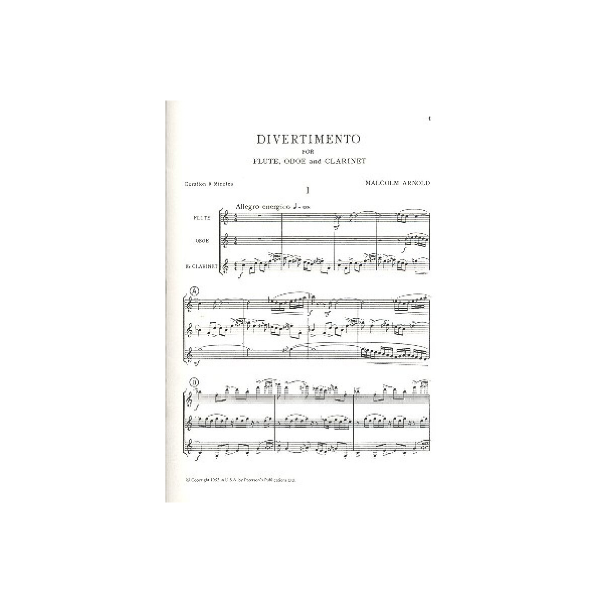 Divertimento für Flöte,