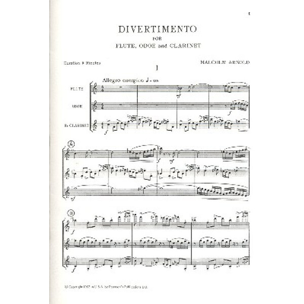 Divertimento für Flöte,