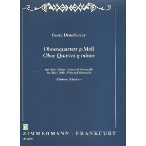 Oboenquartett g-Moll für Oboe,