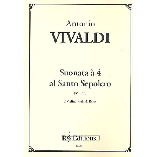 Suonata a 4 al Santo Sepolcro RV130