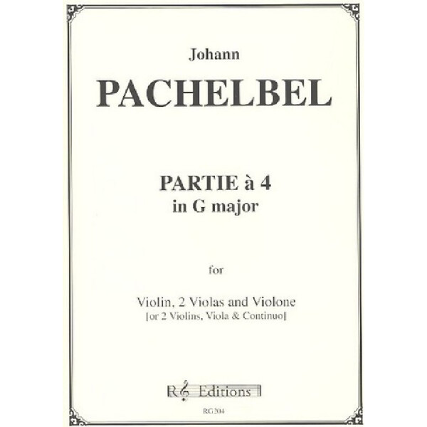 Partie a 4 in G major for