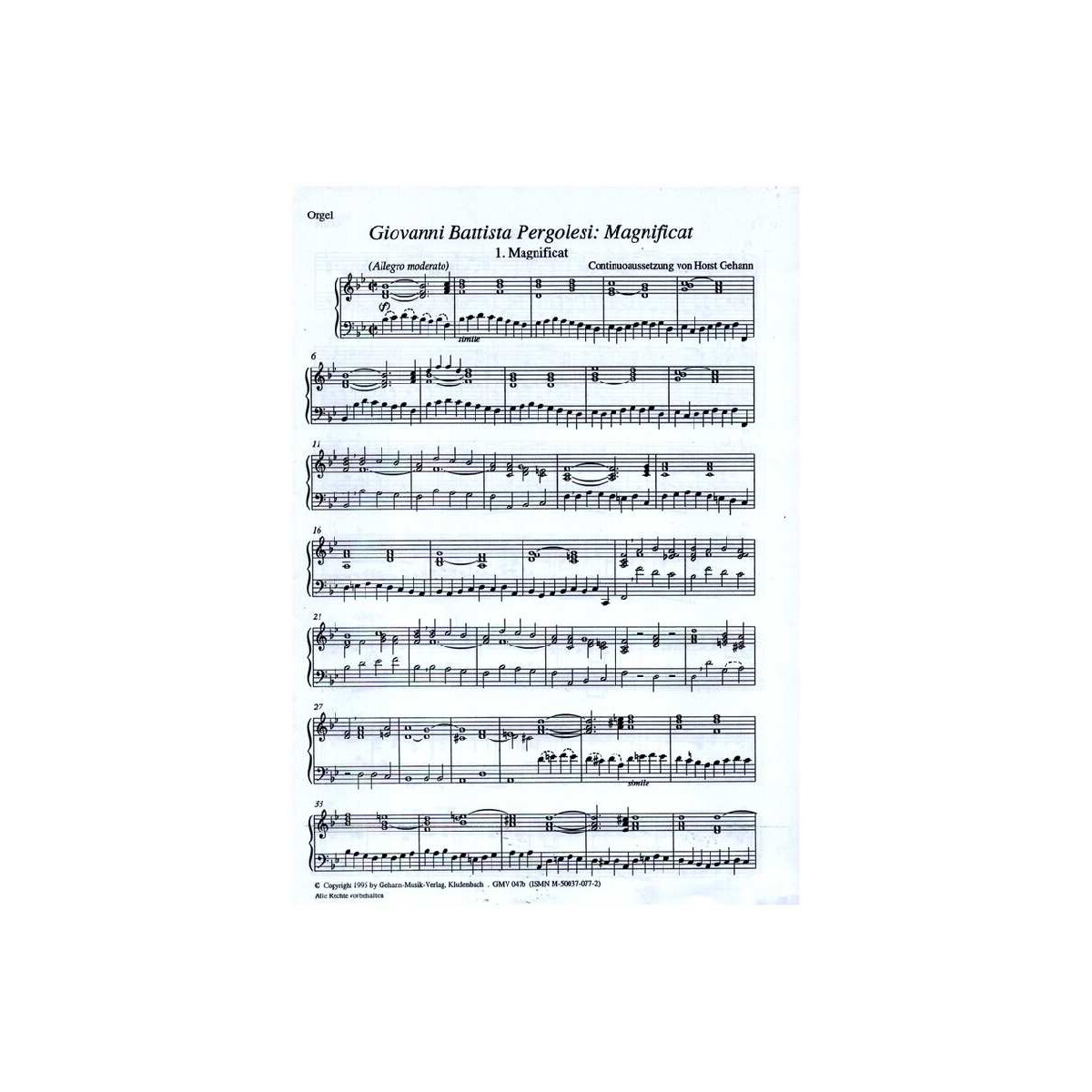 Magnificat für Chor und