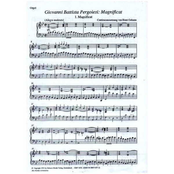 Magnificat für Chor und