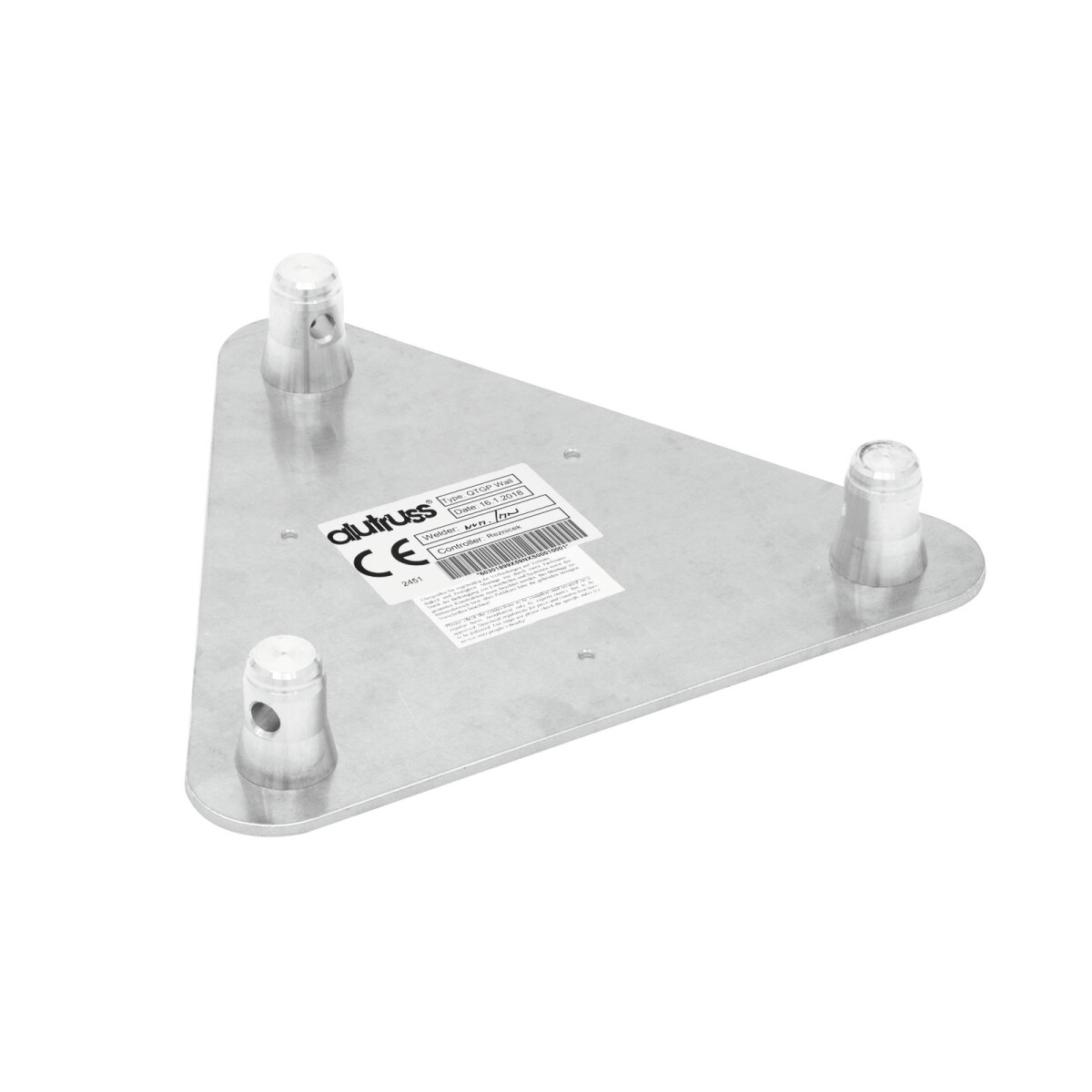Alutruss TRILOCK wall plate QTG cone mal box