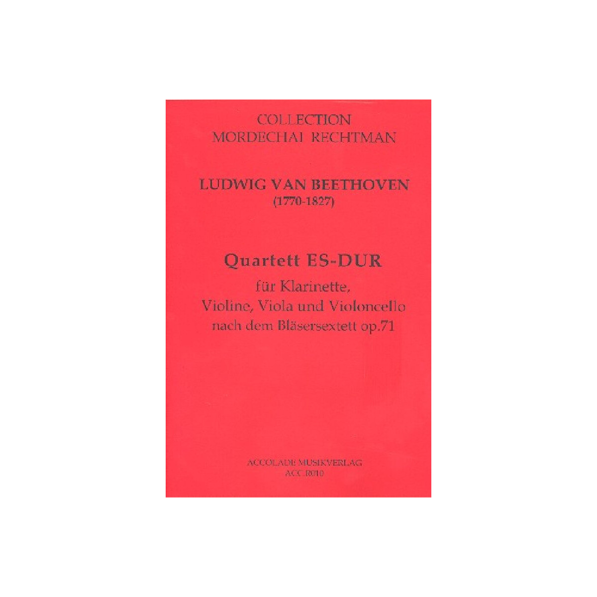 Quartett Es-Dur für Klarinette, box