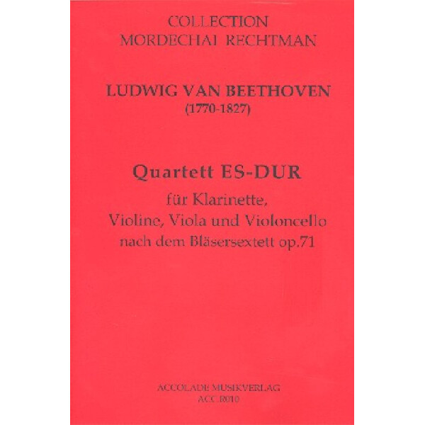 Quartett Es-Dur für Klarinette,