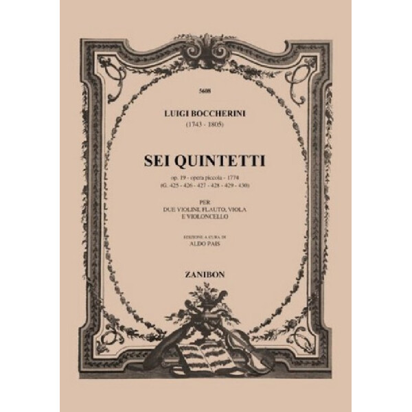 6 Quintette op.19 für 2 Violinen,