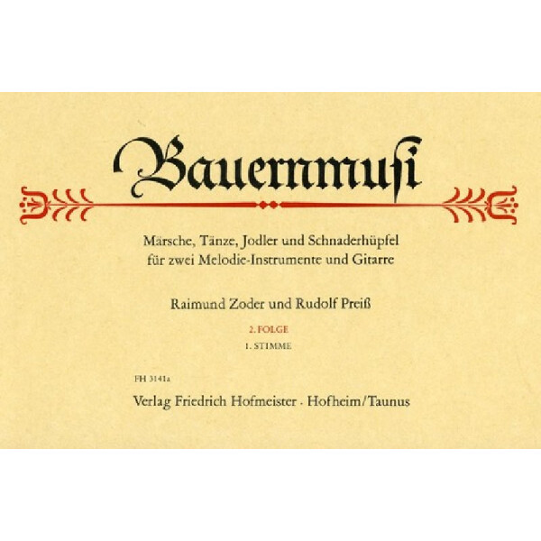 Bauernmusi Folge 2 für 2 melodie-