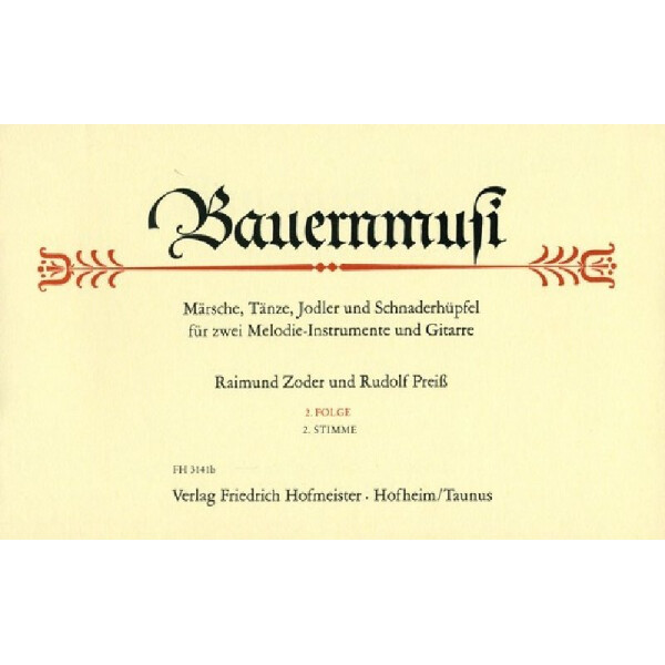 Bauernmusi Band 2