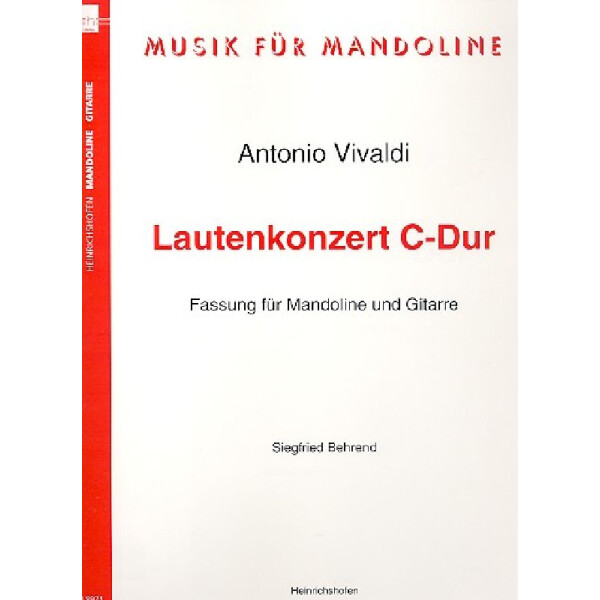 Lautenkonzert C-Dur Fassung